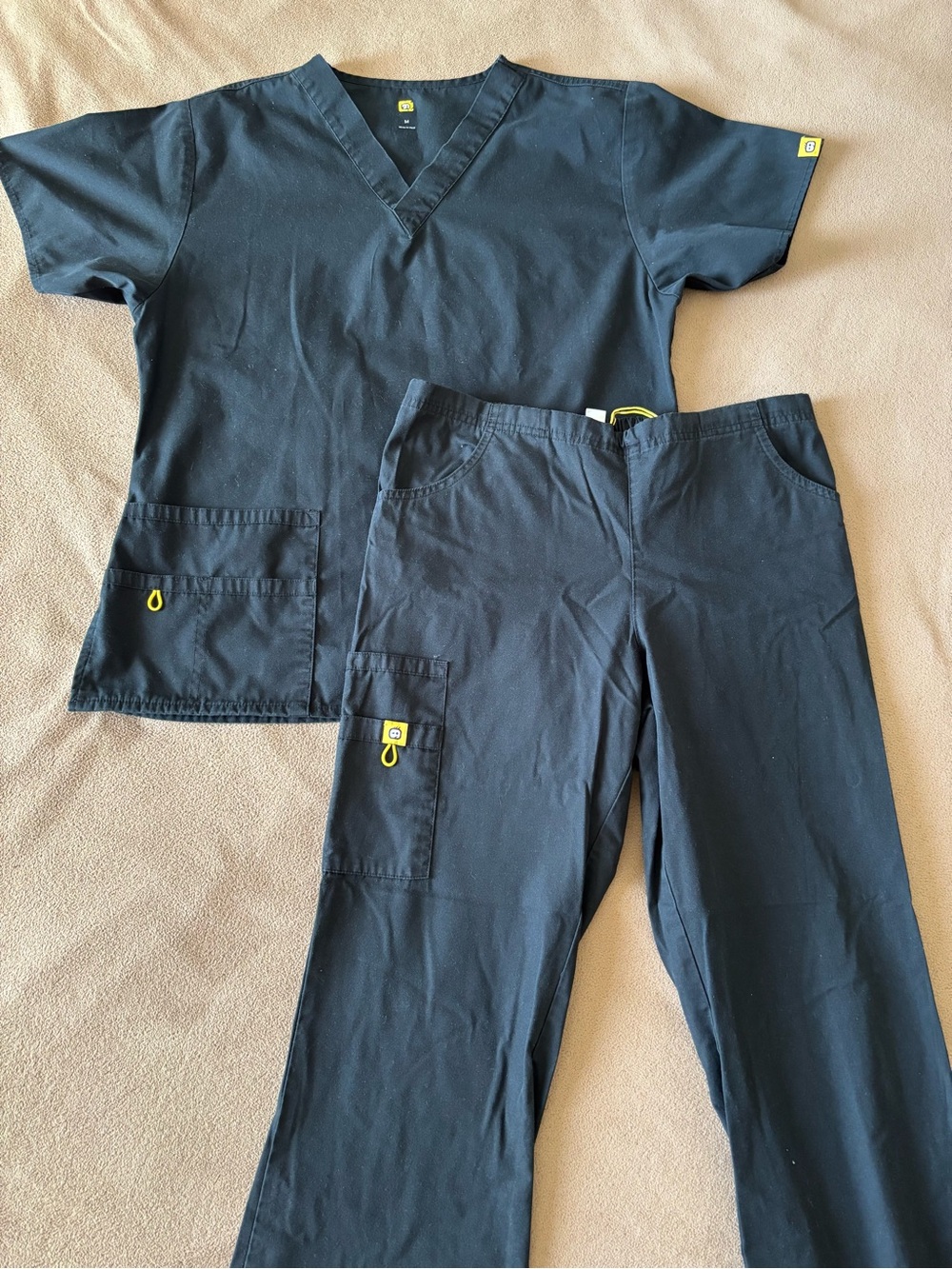 Women’s Black Scrub Pants - Professional Medical Workwear